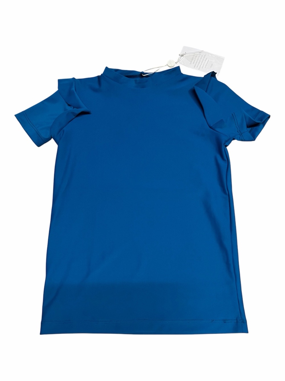 NEW Mikoh Mini Girl’s short sleeve rash guard swim shirt in teal
